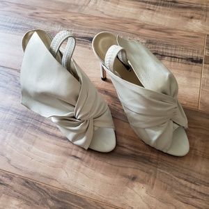 Zara Knot Top Peeptoe Heals